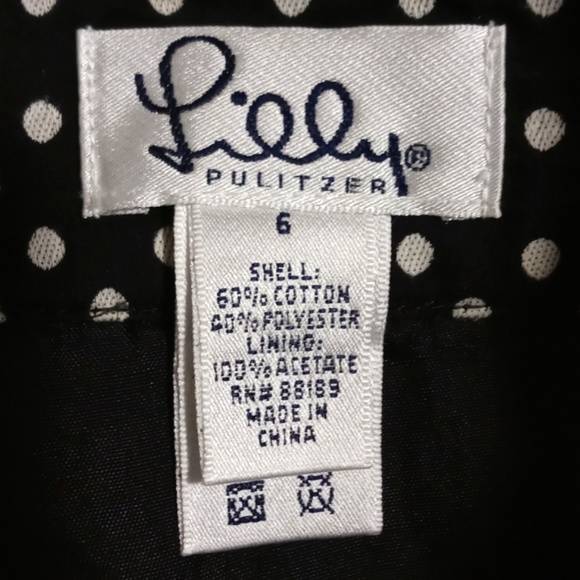 🖤VTG Lilly Pulitzer🖤 - Robyn Polka Dot Skirt - Picture 3 of 14
